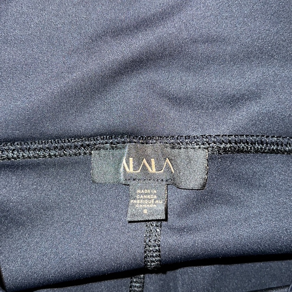 Alala Patchwork Tight - Size Small- Black/Crimson - image 6